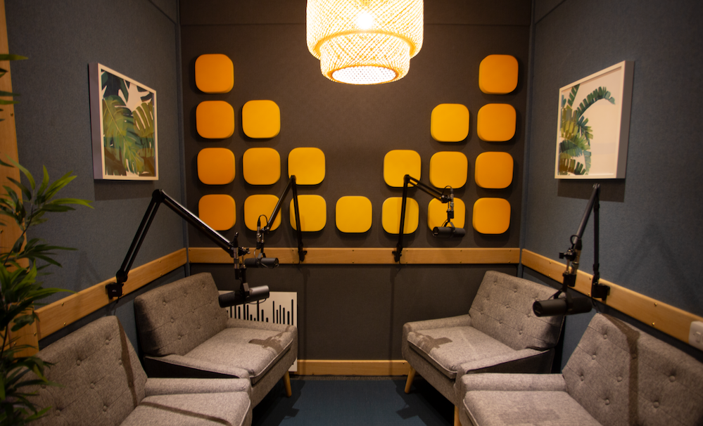 Podcast Studio in MediaCityUK, Manchester - Timeline Television Ltd.
