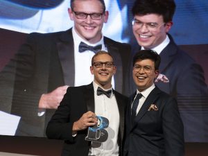 David Harnett wins Young Talent at Broadcast Tech Awards